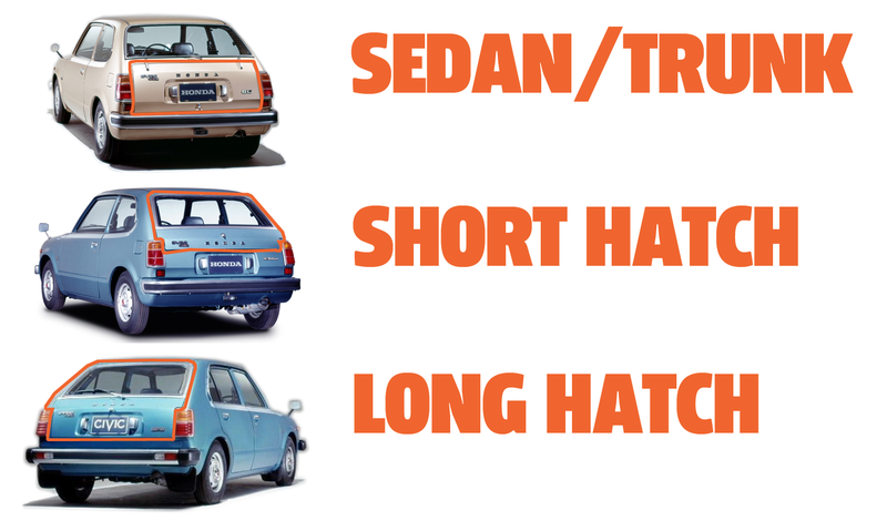 Illustration for article titled The First-Gen Honda Civic's Trunk Doors Cause Me Immense Mental Anguish